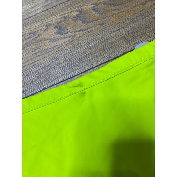 Topshop Triangle Top and Ring High Leg Bikini Set Neon Green Women's Size 8 US - Picture 12 of 12